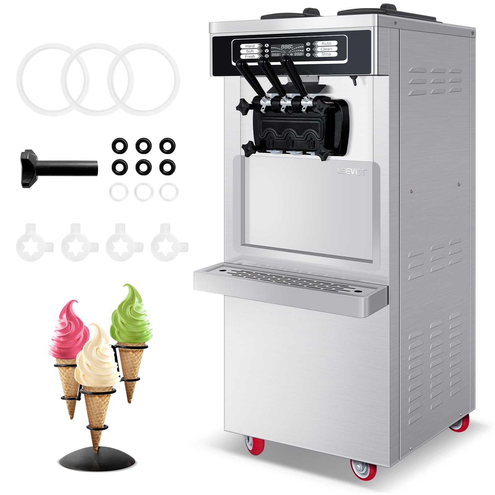ice cream machine with dispenser