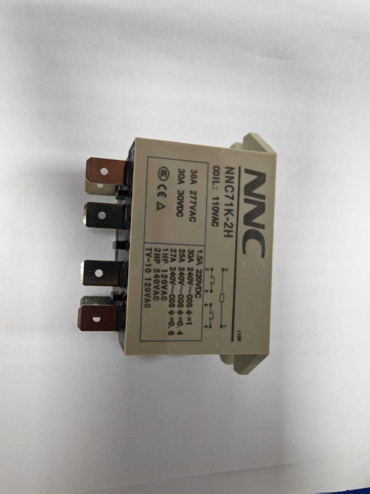 NNC71K-2H Motor Relay 110VAC Coil for Commercial Mixer – Replacement Relay Switch